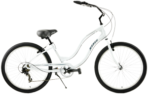 Aluminum Mango LongBoard 7 Speed Cruiser Bikes  Great for Town, Neighborhood or Beach Riding