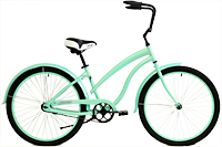 Mint Mango Macaw Womens Beach Cruisers