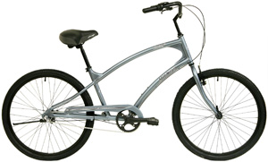 beach cruiser bikes aluminum with multi speed internal Shimano hub