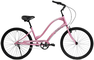 beach cruiser bikes aluminum with multi speed internal Shimano hub