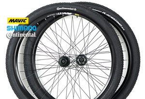 Shimano/Mavic 29er Wheels FREE Ship48. FREE Continental RaceKing Tires worth Upto $100, Strong ALU Mavic XM119 Rims, Smooth Shimano Disc Brake Hubs