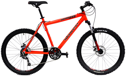 Dawes Haymaker 1500, Front Suspension Mountain Bikes Lockout Rockshox Forks, Truvativ Cranks