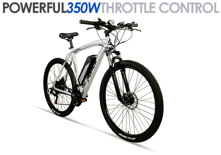 Electric Adventure Hybrid Urban Bikes
FORCE HT350 
with Advanced LITHIUM ION Battery, Wide Gear Range 
