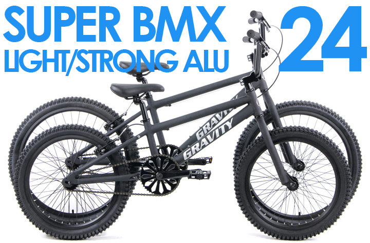 Gravity SuperFast BIG 24 / SuperFast BIG 20 Bicycles ADULT Size BMX Bikes with Rear V Braking System!  Fast, Strong and Lightweight Aluminum Frames 