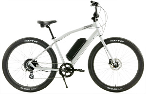 Electric X-Rod 8 Speed Super Hybrid eBikes Genuine Shimano Hydraulic Disc Brakes/ Advanced 1X8 Shimano DriveTrains/ FREE KickStands/ Super Comfy 27.5 WTB Tires/ Top Hybrid eBikes in Light/Strong ALU with Top Tech Lithium ION eDrive Compare $3599 | SALE $1599 