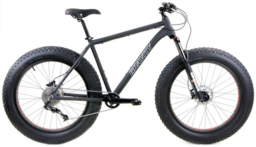 FREE SHIP 48 STATES ON ALL BICYCLES FREE SHIP* Gravity 2019 Bullseye MonsterFIVE-X FS SRAM 1X10 Fat Bikes Front Suspension, Shimano HYDRAULICS, FIVE INCH Tires Fit*