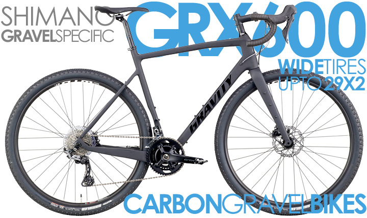 2023 Shimano GRX600, Advanced Carbon Cross/Gravel Adventure Bikes on Sale Super Wide Tire Carbon Cross/Gravel, Powerful HYDRAULIC Disc Brakes, Advanced Super Light Gravel Adventure Bikes Gravity Zilla GRX Shimano GRX600