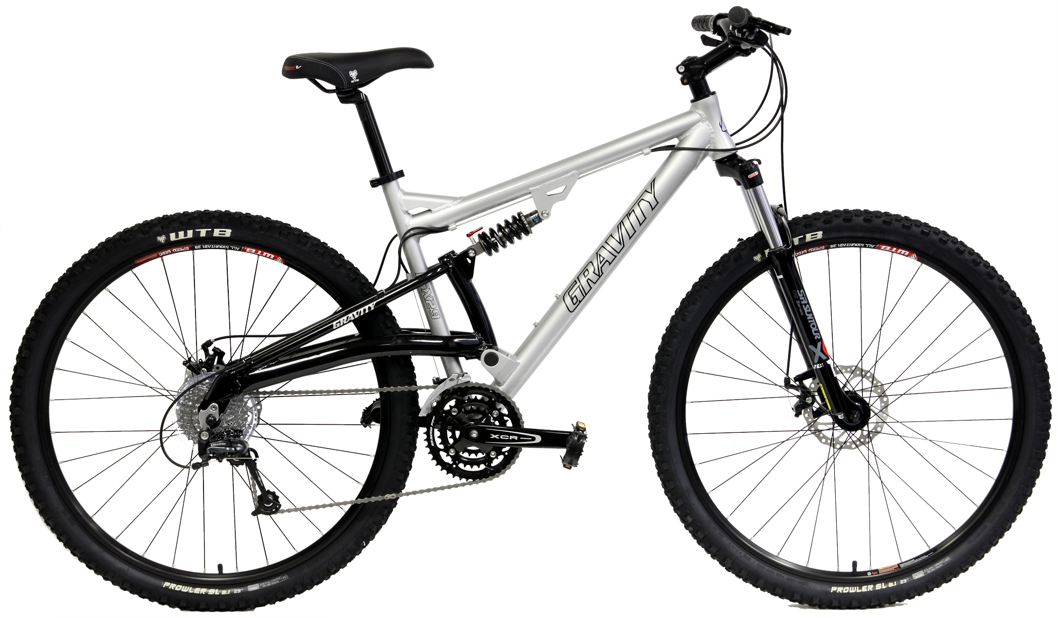 29 dual suspension mountain bike