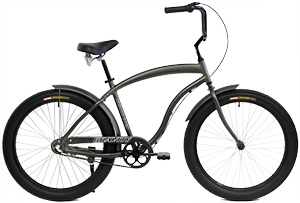 beach cruiser bikes aluminum with multi speed internal Shimano hub