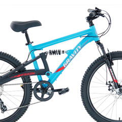 BikeShop Quality Aluminum Shimano  Full Suspension Mountain Bikes  Lil Riders Gravity FSX24