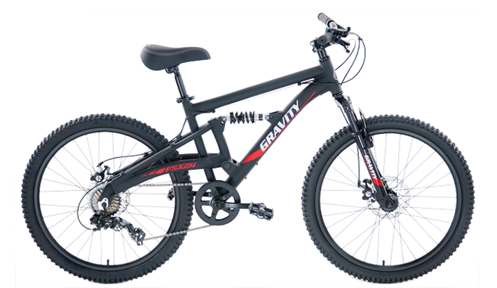  BikeShop Quality Aluminum Shimano  Full Suspension Mountain Bikes  Lil Riders Gravity FSX24 