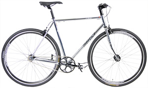 Steel Fixie Track Bikes Mercier Kilo WT Cafe Wide Tires Fit and Fast Aero Custom Rims / Compare $899