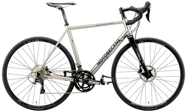 2016 Ultegra Disc Brake Titanium Road/Gravel Bikes on Sale Super Road/Gravel, Hydraulic Disc Brakes, Titanium +Carbon Forks Motobecane Century PRO Ti Disc
