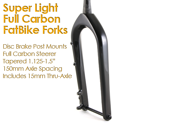 carbon fat bike fork