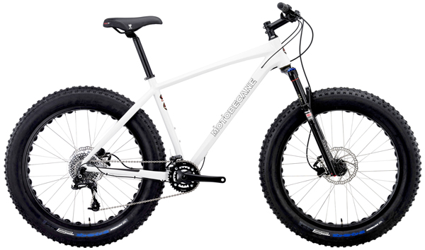 Save up to 60% off new Rockshox Bluto Equipped Fat Bikes and Mountain Bikes - MTB - Motobecane Sturgis Bullet 2x10 SRAM  Tapered Head Tubes VeeRubber Tires