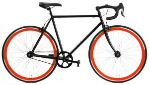 Single Speed Fixie Track Bikes Carbon Fork Motobecane Track With Fast Aero Custom Rims / Compare $599 Stylish Agile Carbon Fork Single Speed Bikes | SALE $309 