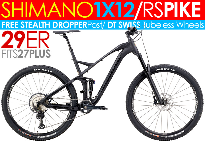 *ALL BIKES FREE SHIP 48 LTD QTYS of these 5.5 Inch /  Travel Full Suspension 29er also Fits 27.5/650B Mountain bikes MY2021 LTD Motobecane HAL Boost S12 29ER 29er also Fits 27.5/650B Full Suspension Mountain Enduro Bikes Shimano M7100SLX 1X12 Speed Der. Shimano M7100 Hydraulic Disc Brakes Rockshox PIKE  Forks