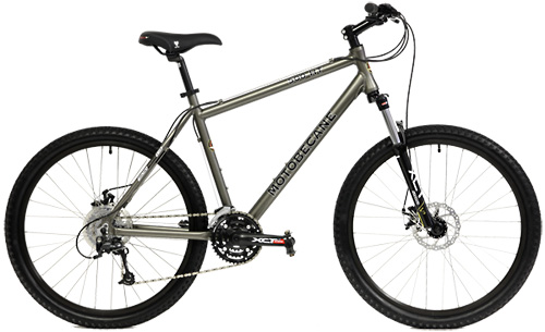Motobecane 500HT Mountain Bikes Precision Shimano Deore Speed Drivetrains, Lightweight Aluminum Frame Comfy riding Suspension forks, WTB Saddles and Grips
