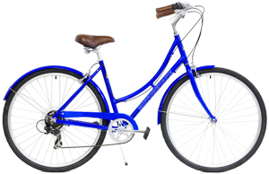 Motobecane Bistro 7V, Aluminum Framed City Bikes + FREE Fenders Stylish and Cool, Shimano 7 Speed Index Drivetrains,  Rust-Proof Aluminum Frames and Comfy CrMo Blade Forks