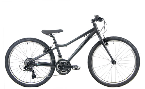Bike Shop Quality Aluminum Quality Shimano/MicroShift Drivetrain Mountain Bikes in 24in or 26in Wheel Sizes MatteBlack