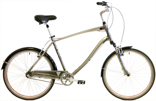 Schwinn Sierra IG3 Deluxe Internal 3 Speed, N'Lightened Aluminum Frame City Bikes + Deluxe Fenders, Comfy Suspension