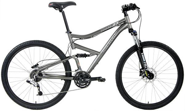 Windsor Trail FS 27 COMP Powerful Shimano Hydraulic Disc Brake Equipped 27.5 Wheeled Full Suspension Mountain Bikes with SRAM/Shimano 24 Speeds