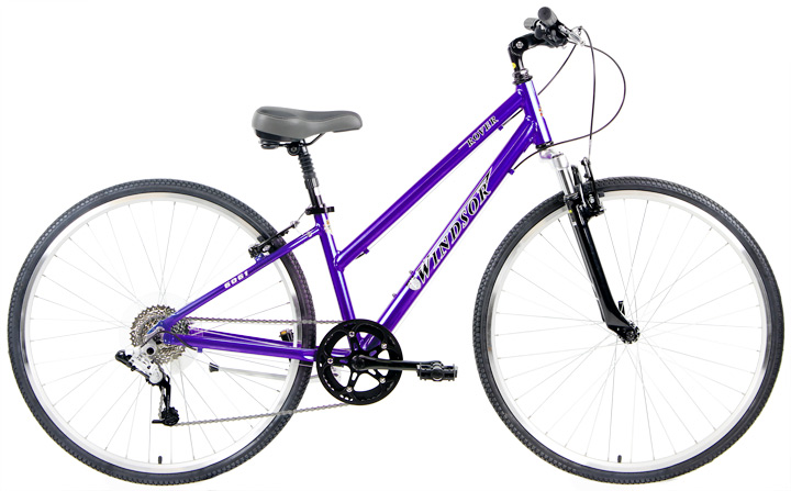 Windsor Rover X4 8 Speed Comfort Bike with Suspension Fork and Suspension Seatpost 