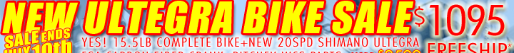 SAVE 40-60% OFF LIST PRICES ON NEW BIKES WITH FULL WARRANTY AT BIKESDIRECT.COM
