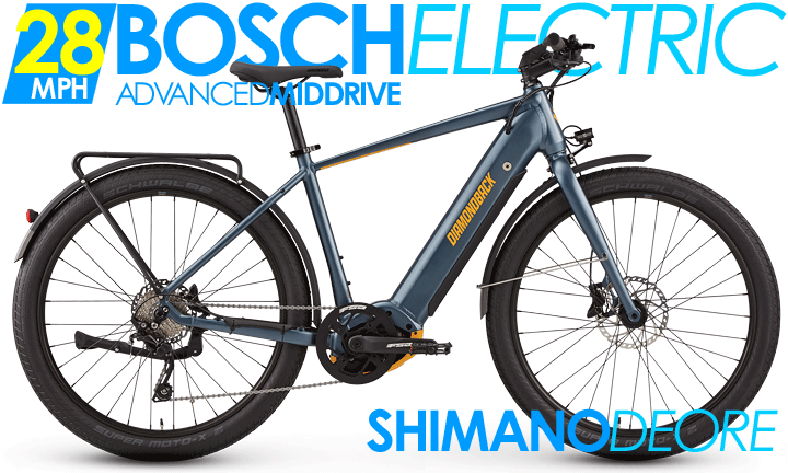 Diamondback Union 2 electric bike with integrated components.