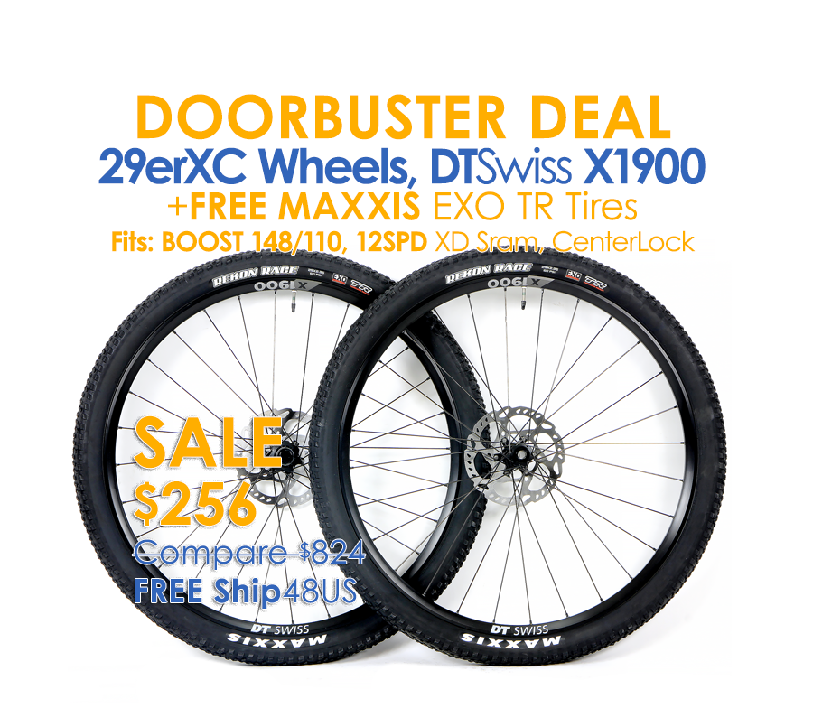 NOTE: LIMIT ONE OF THIS DoorBuster Deals Per Customer DTSwiss X1900 Spline 12 Speed 29r Rr Shock DoorBuster Mountain Bike