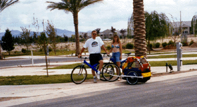 Happy BikesDirect Customers outside with their bikes