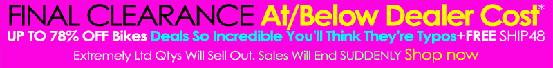 Final Clearance Sale By Size Many Under Dealer Cost