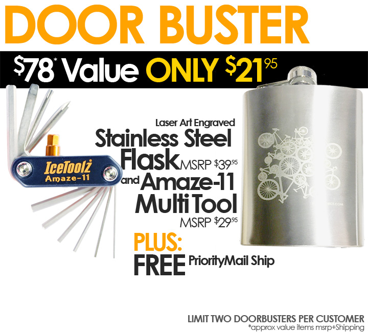 FREE SHIP 48 STATES* LAST CHANCE CHRISTMAS Sale  BUY THREE Bikesdirect $20 GiftCards ($60 Worth) GET A FREE (MSRP $39.95) Laser Engraved  Stainless Steel Flask (TOTAL Value $99.95*)