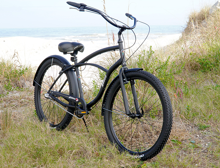 Custom Aluminum Cruiser Bikes, Mango LongBoard 29er with Custom Design Fenders and Shimano Nexus Internal Shifting Systems