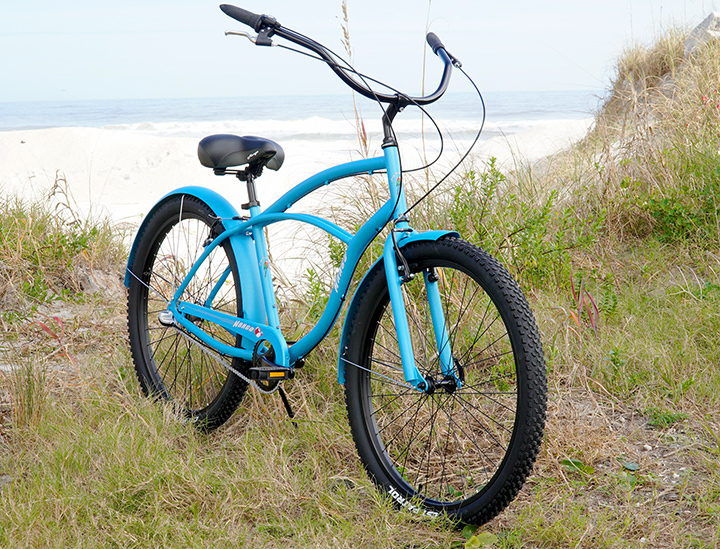 Custom Aluminum Cruiser Bikes, Mango LongBoard 29er with Custom Design Fenders and Shimano Nexus Internal Shifting Systems