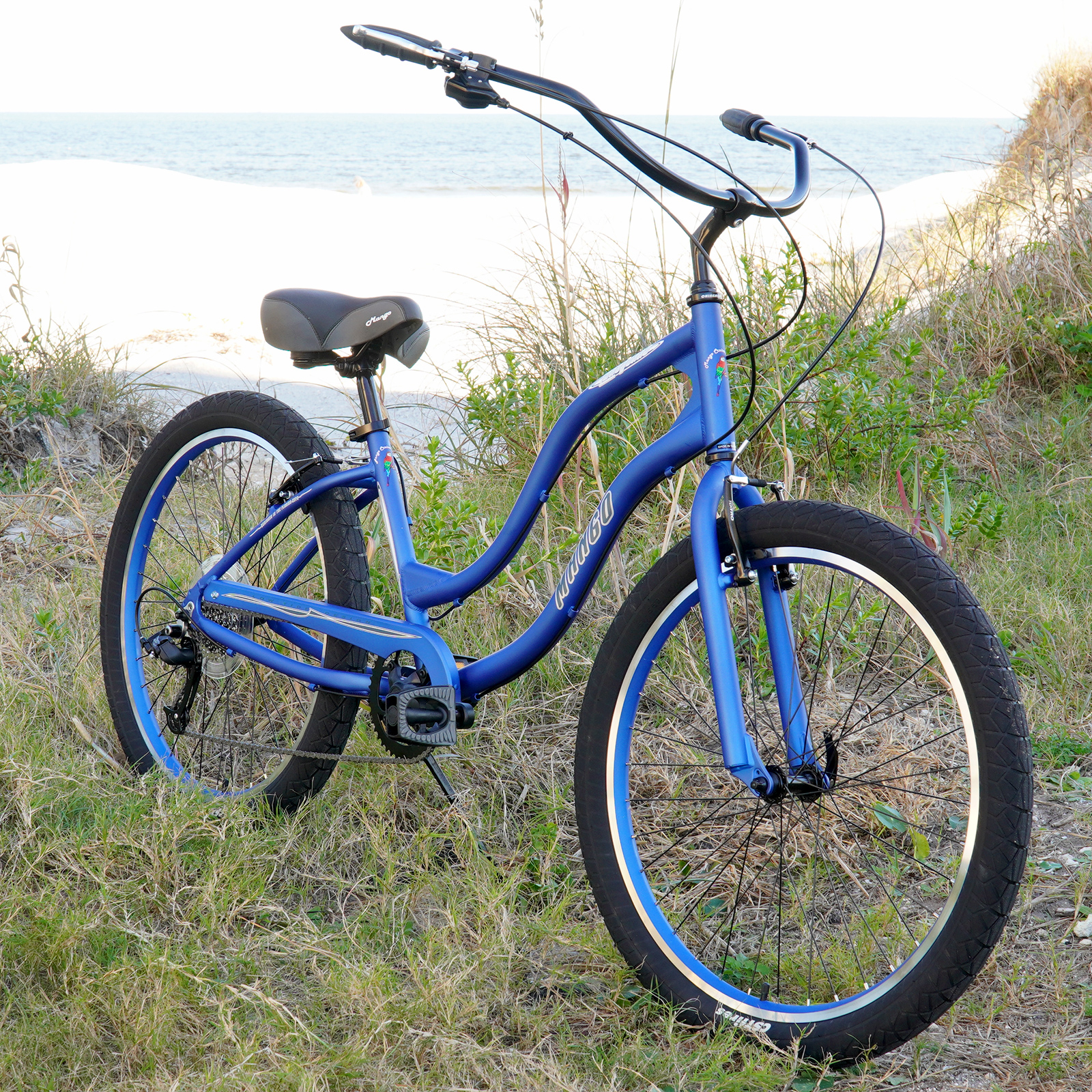 Save Up to 60 Off Bike Shop Quality Custom Aluminum Cruiser Bikes Mango LongBoard9 with Custom Design Fenders and Wide Range 9 Speed Shifting Systems