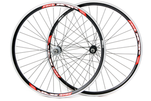 FREE SHIP 48 STATES*  Vuelta PRO V Fixie Track Bicycle Wheelsets PROMO SALE Super Fast Aero Rim Fixie Track Wheels with Smoothest Precision Bearing Hubs Available in New Custom Rim Colors