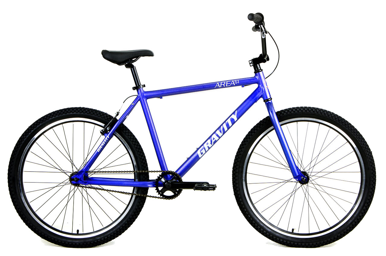 Gravity Area51 Adult BMX Cruiser Bike | 26 Inch Wheels | Aluminum