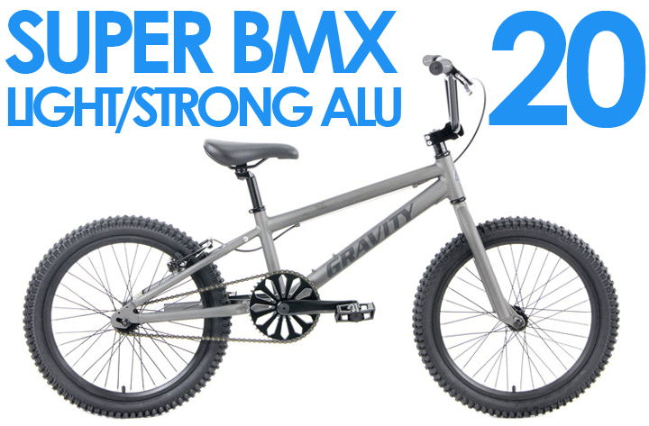 Gravity SuperFast BIG 24 / SuperFast BIG 20 Bicycles  BMX Bikes with Rear V Braking System!  Fast, Strong and Lightweight Aluminum Frames 