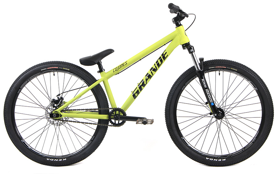 Ladies White (Gloss) Gravity Cojones Grande, Light/Strong Aluminum, Dirt Jumping Bikes
Top Rated Dirt Jump DJ Bikes with Rear Disc Brakes and Adjustable Suspension Forks 