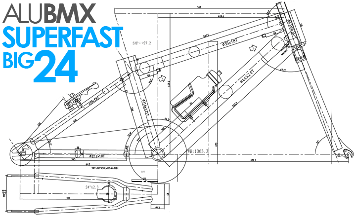 Gravity SuperFast BIG 20 BMX Geo
