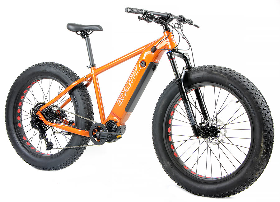 Gravity eBullseye Monster Eagle Pro, Light/Strong Aluminum, Fat Tire Electric Bikes
28MPH Class 3 Electric Bikes with High Torque Mid-Drive Motors, SRAM Eagle 1X12