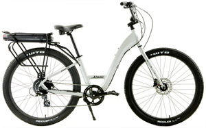 Electric X-Rod 8 Speed Super Hybrid eBikes Genuine Shimano Hydraulic Disc Brakes/ Advanced 1X8 Shimano DriveTrains/ FREE KickStands/ Super Comfy 27.5 WTB Tires/ Top Hybrid eBikes in Light/Strong ALU with Top Tech Lithium ION eDrive Compare $3599 | SALE $1599 