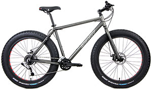 Gravity Fatbikes Bullseye Monster 80mm Rims/ ALU Frames / SRAM 2x8speed / Powerful Disc Brakes Big VRubber Tires SALE $499 Save UpTo 60% List $1099 | Black, BurntOrange or Green