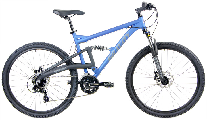 Gravity FSX 275LTD 27.5 (650B) Shimano 21 Speed Full Suspension Mountain Bikes