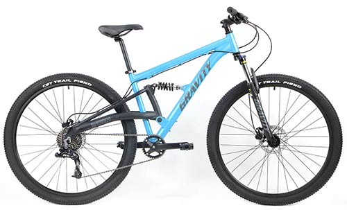 Fast Aluminum Full Suspension 29er, OffRoad, Commuter Bikes
Gravity OffRoadCUES 1BY9 Speed, ALU Rims, SRAM 1BY9 Speed Full Suspension 29er and OffRoad Specific Components, Powerful Disc Brakes