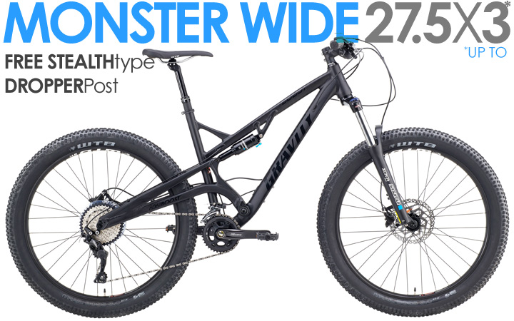ALL BIKES FREE Ship 48US Gravity FSX BOOST MONSTER 2BY 29er Or 27PLUS, SHIMANO DEORE 2X10 Full Suspension 27PLUS Capable, Boost Spacing, ThruAxle Mountain Bikes  with Up to FIVE INCH Travel