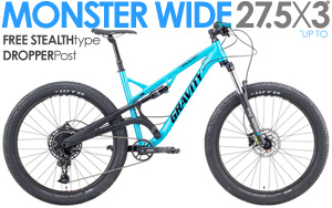 FULL Suspension 27.5PLUS Gravity NEW FSX 27.5 HD Boost Full Shimano 2X8, ThruAxle Lockout Forks / List $1799 Shimano HYDRAULIC DISC Brakes, INCREDIBLE SALE $699  Click Here Save UpTo 60% 