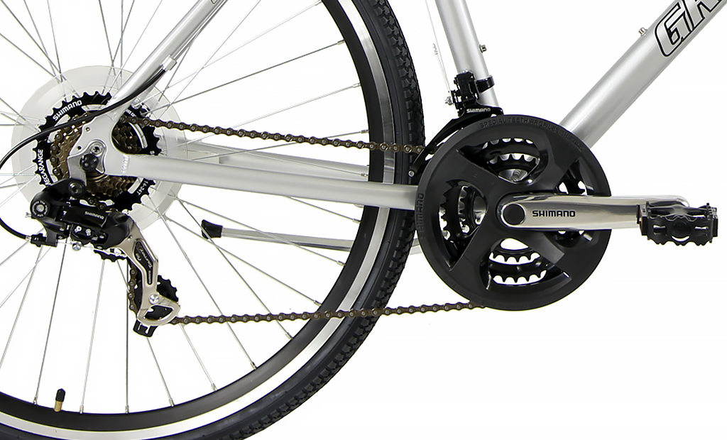 Blue Flatbar Comfort HybridGravity Swift 21 Mountain Bike