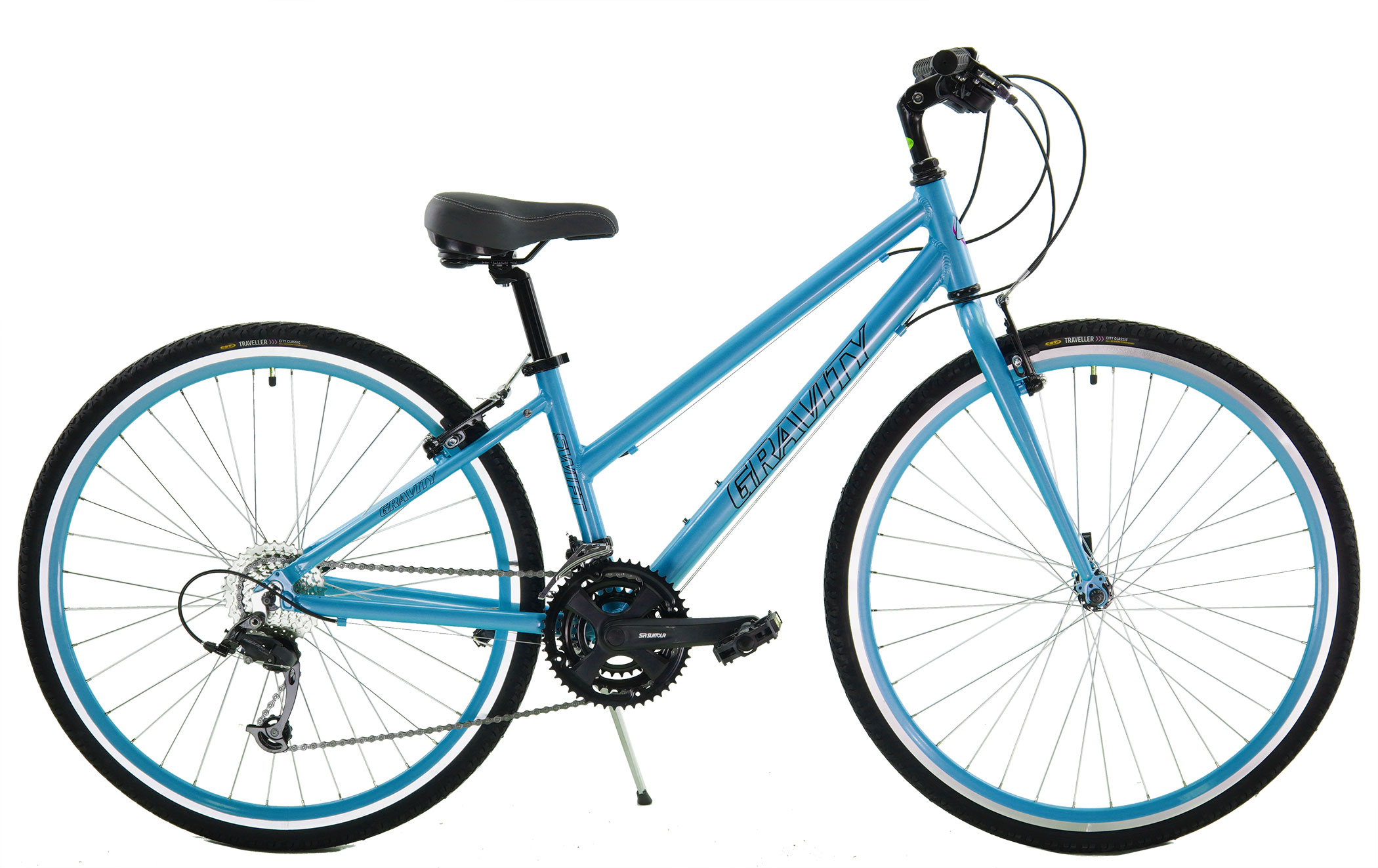 Save up to 60% off new Aluminum Flat Bar Hybrid Bikes